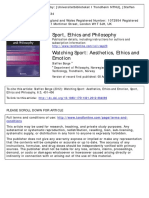 Watching Sport Aesthetics Ethics and Emo PDF