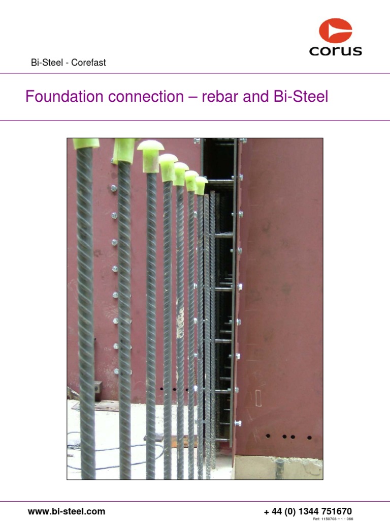 Bi-Steel Corefast Foundation Solutions | PDF | Nature