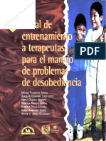 Manual de Entrenamiento A Terapeutas para El Manejo de Problemas PDF
