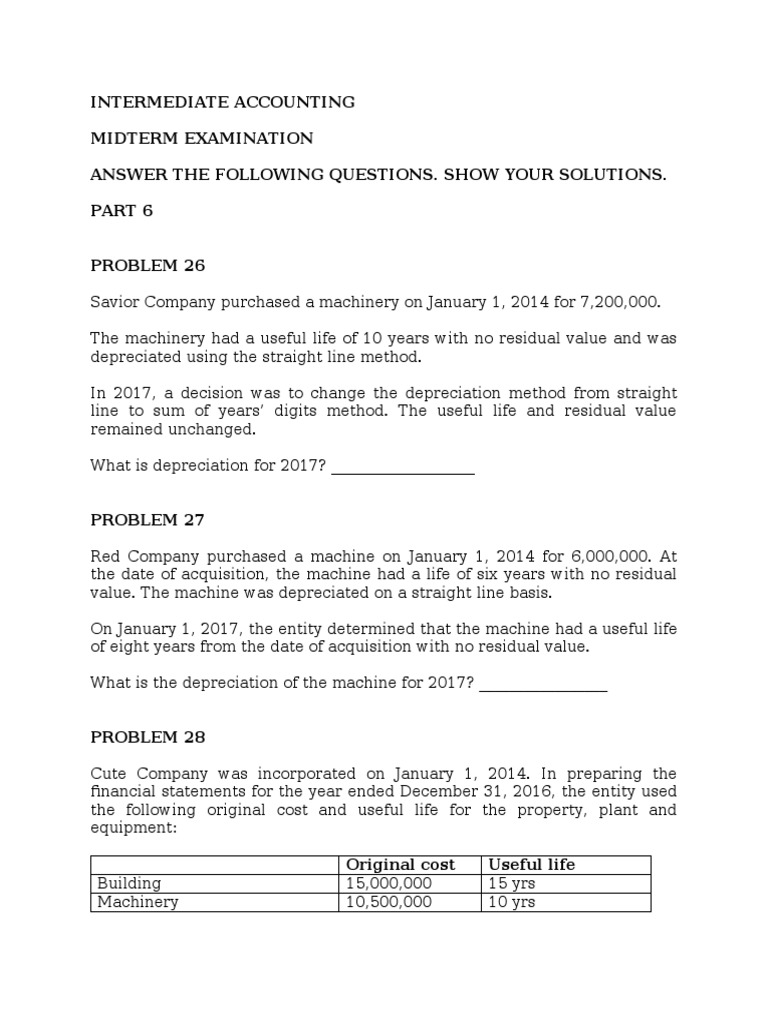 Government Accounting Midterm Exam | PDF | Depreciation | Business ...