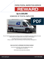 Reward Poster Homicide