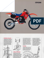 1985 Honda CR 125 Brochure