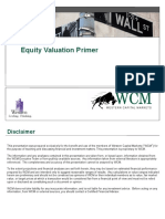 Equity Valuation Primer