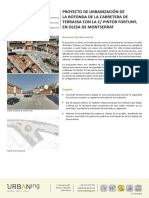 Proyecto de Urbanización de La Rotonda de La Carretera de Terrassa Con La C/ Pintor Fortuny, en Olesa de Montserrat