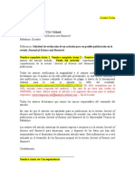 1 - Formato Carta de Presentacion