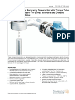 244LD Intelligent Buoyancy Transmitter With Torque Tube and Displacer For Level, Interface and Density - All Versions