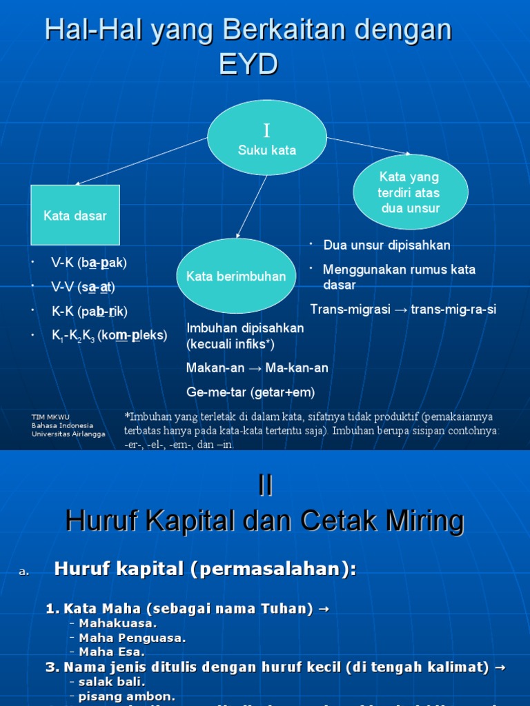 Panduan EYD dan Tata Bahasa Baku | PDF
