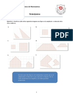 Guía de Trabajos Prácticos de Matemática sobre Semejanza y Escala