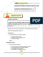 Wastong Pagkasunod Sunod NG Mga Pangyayari PDF