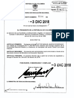 Decreto 2234 Del 03 de Diciembre de 2018