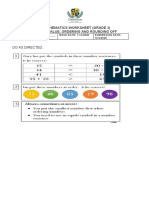 Mathematics Worksheet (Grade 3) Place Value, Ordering and Rounding Off