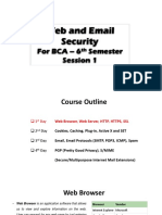 Web and Email Security: For BCA - 6 Semester Session 1