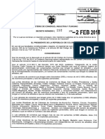 Decreto 232 Del 02 Febrero de 2018