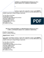 1º Ano Do Ensino Médio - Aula 2