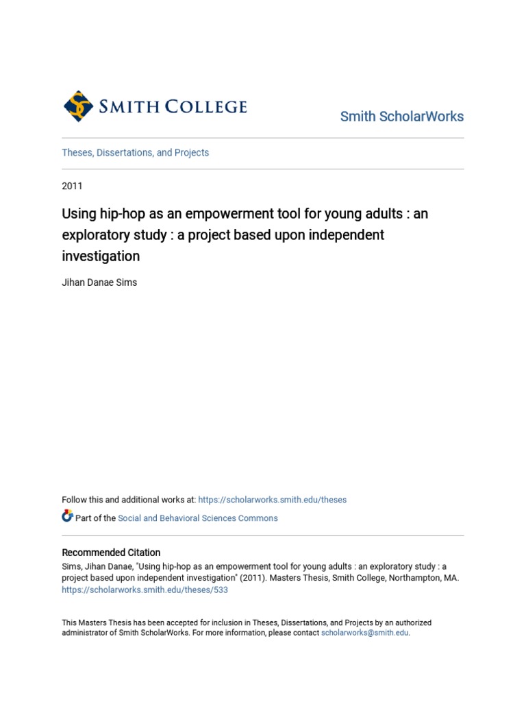 Smith Scholarworks Smith Scholarworks: Theses, Dissertations, and ...