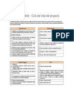 Ciclo de Vida Del Proyecto