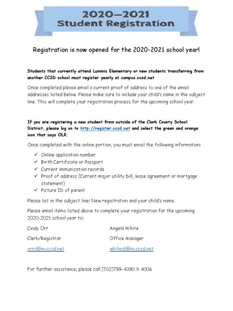 Registration | PDF