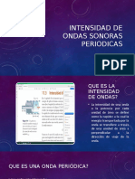 Fisica Intensidad de Onda