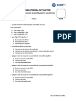 Cuestionario Del Curso de Mantenimiento Demotores 2019-20