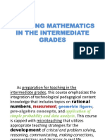Teaching Mathematics in Intermediate Grades