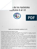 Hechos de Los Apóstoles Capítulos 6 Al 10