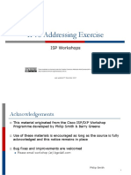 Ipv6 Addressing Exercise: Isp Workshops