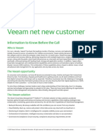 Veeam Net New Customer: Call Script