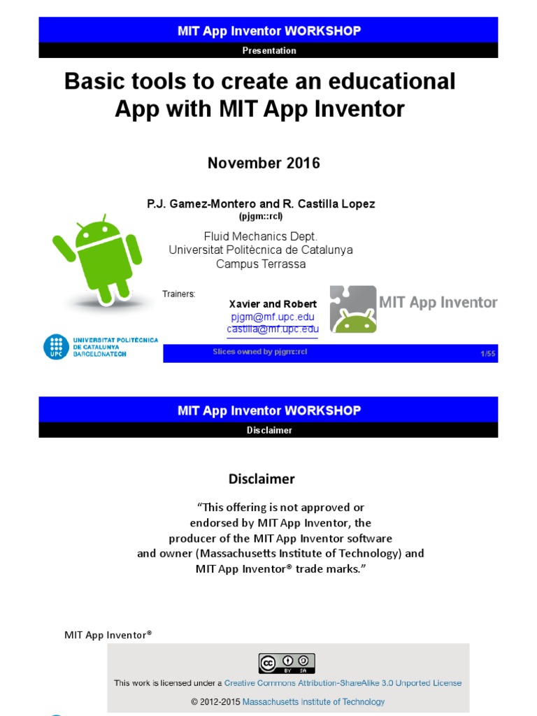 Basic Tools To Create An Educational App With MIT App Inventor ...