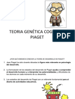 Teoria Genetica Cognitiva Piaget PDF