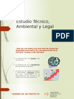 Estudio Técnico, Ambiental y Legal