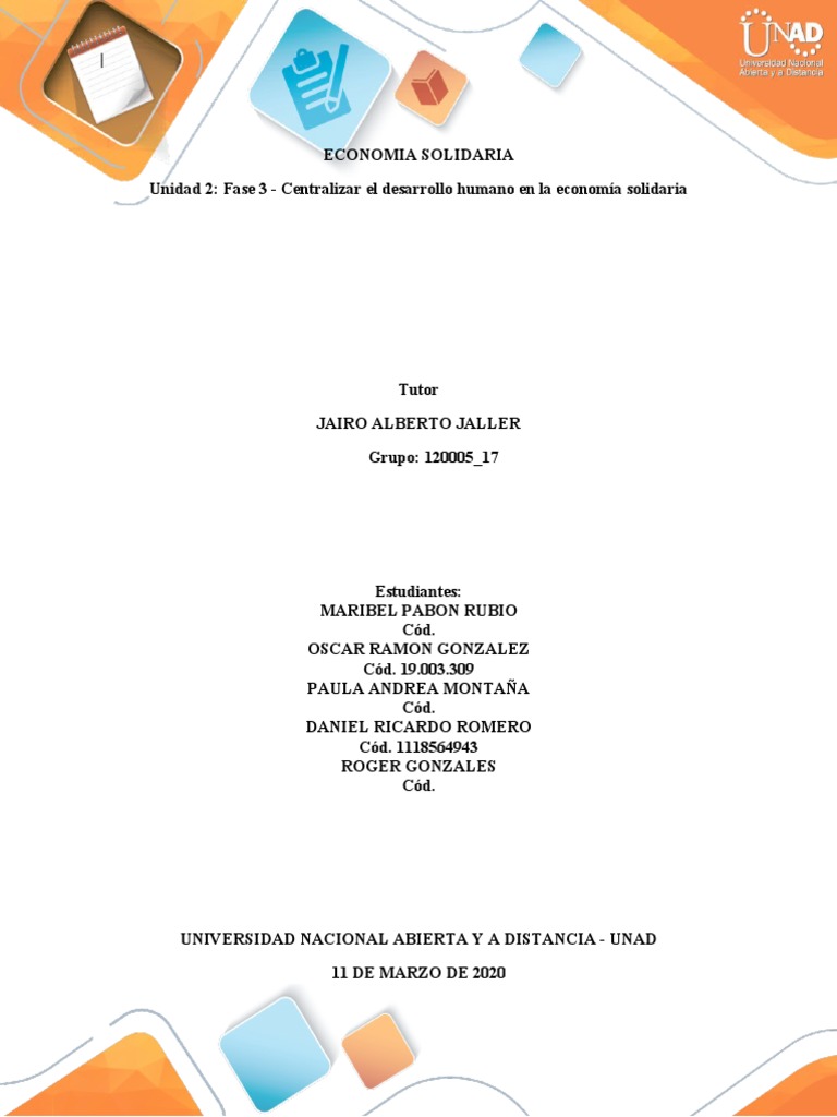 Desarrollo Humano en Economía Solidaria | PDF | Cooperativa ...