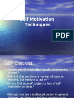 Self Motivation Techniques