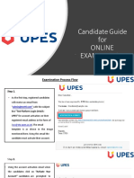 UPES - Candidate - Guide For Online Examination ESE May 2020