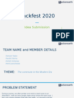 Hackfest 2020: Idea Submission