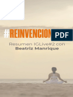 Resumen IG Live Reinvencion2020 Beatriz Manrique