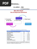 Ca Ipcc - FM: - Covered in This File - Click Here - Click Here