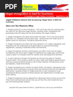 Download Illegal Immigration Is Bad for Business by legalcitizens SN458825 doc pdf