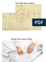 Tracing Cloth Plan of Land