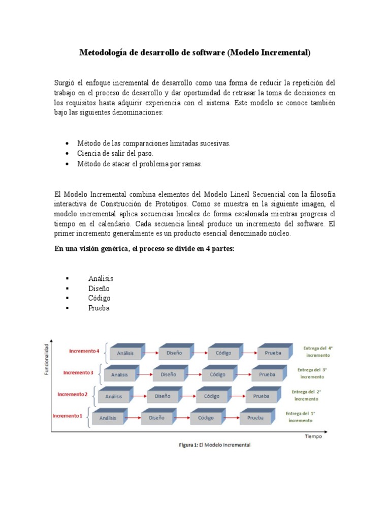 Modelo Incremental | PDF | Software | Informática