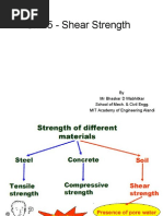 Unit 5 - Shear Strength of Soil