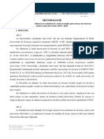 Metodologie Admitere-Doctorat 2019 Forma Revizuita 13.02 PDF