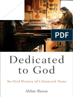Dedicated To God. An Oral History of Cloistered Nuns (Abbie Reese) PDF