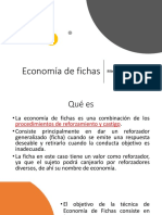 Economía de fichas: reforzamiento positivo mediante intercambio de puntos