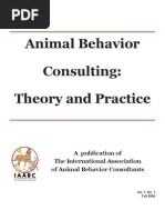 Download Animal Behavior Consulting Theory and Practice Fall 2004 by iaabc SN45883500 doc pdf