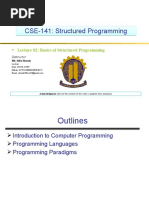 L01 - Basics of Structured Programming