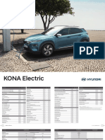 Specifications Kona Electric