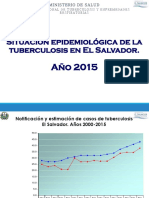 Situacion Epidemiologica de La Tuberculosis en El Salvador 2015