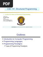 L01 - 30.01.2018 - Basics of Structured Programming