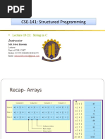 CSE-141: Structured Programming CSE-141: Structured Programming