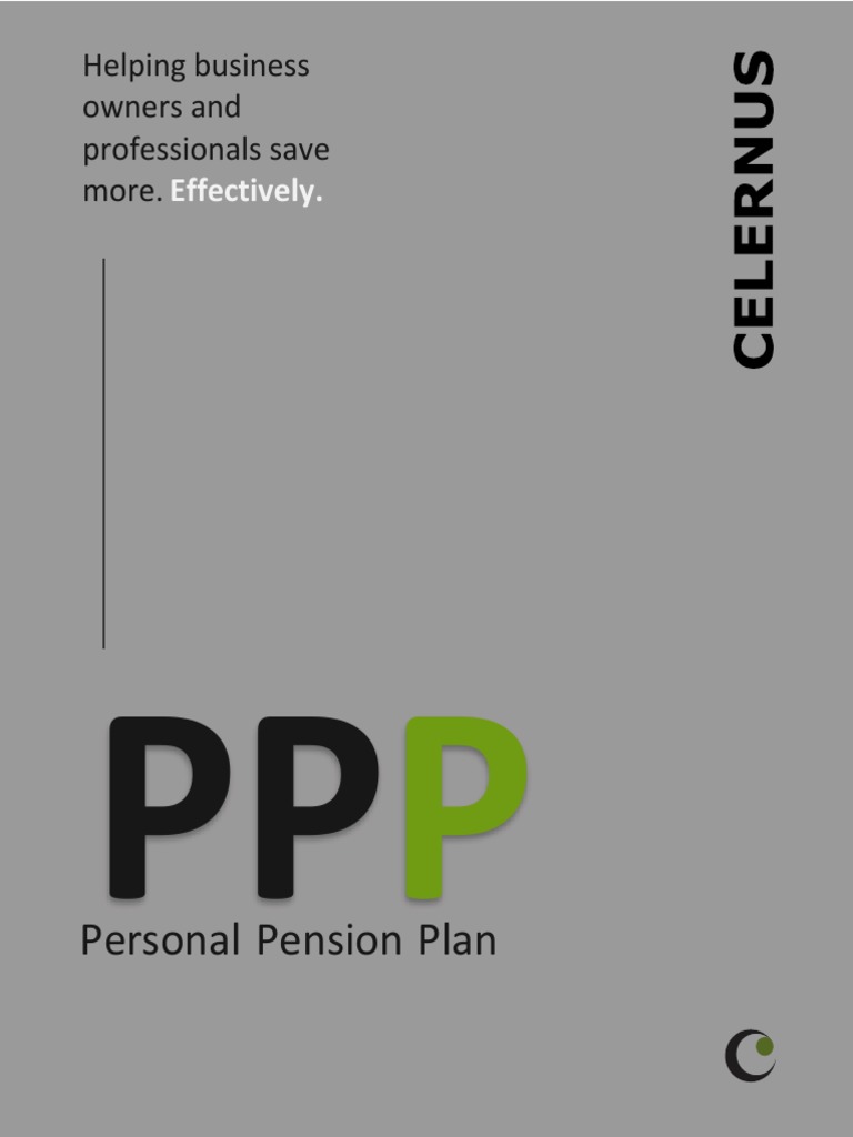 PPP For Accountants Celernus Investment Partners PDF Pension